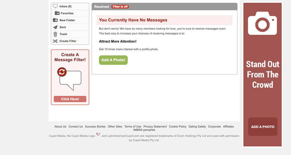 latincupid chat screen